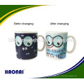 hot water heat sensitive 300ml custom color changing mug